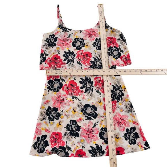 Abercrombie & Fitch Floral Print Sleeveless Dress S Polyester/Elastane - Picture 2 of 6